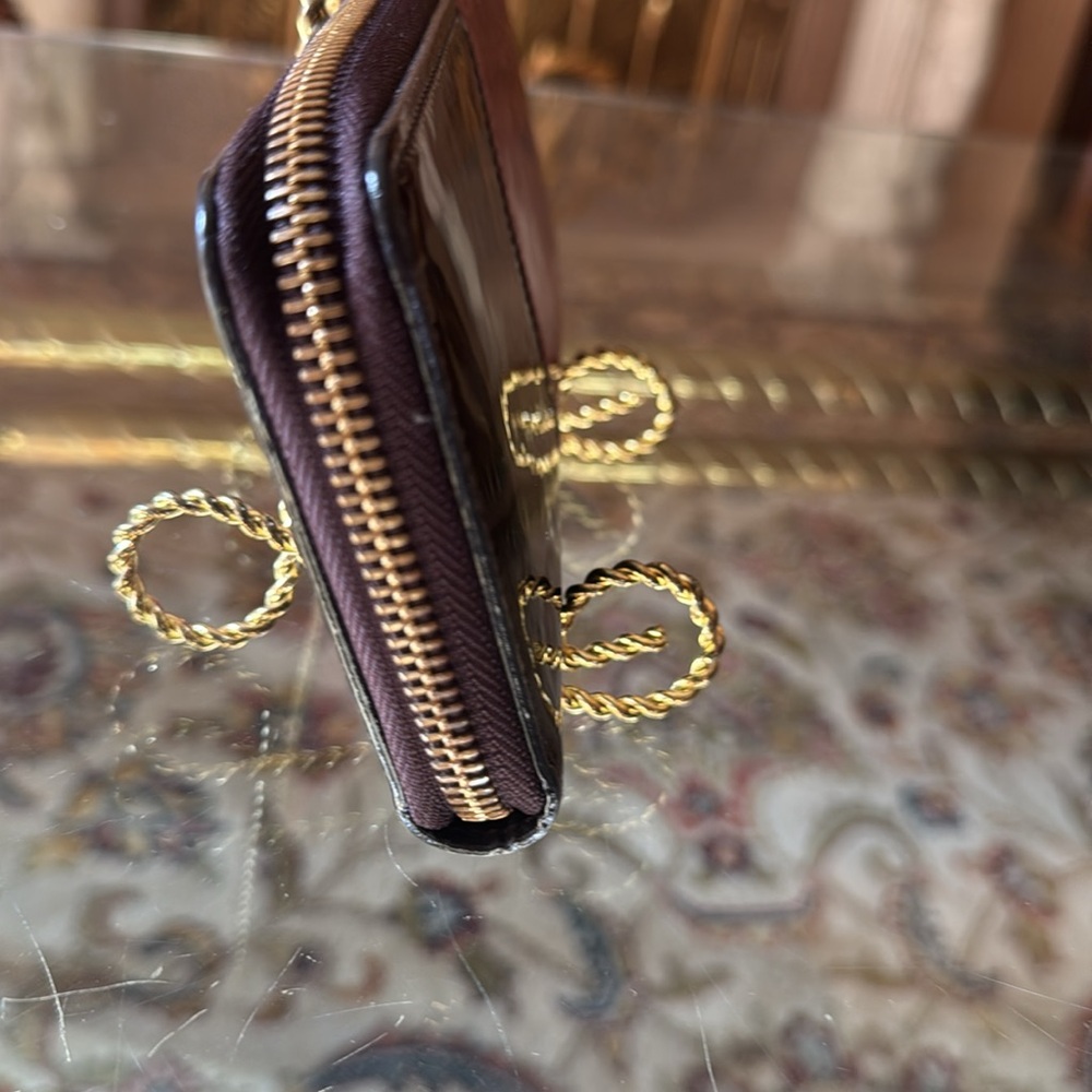 Louis Vuitton Wallet Glossy Red and Burgundy Wallet - Picture 7 of 14